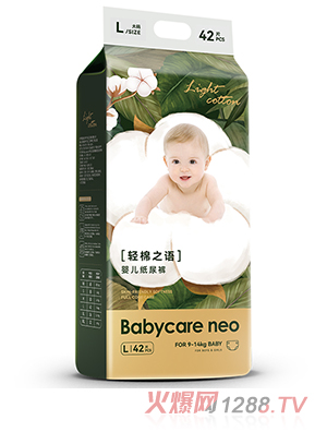 Babycare neo轻棉之语婴儿纸尿裤L