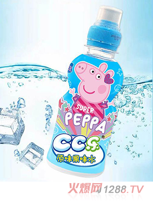 小猪佩奇CC乐原味果味水245ml
