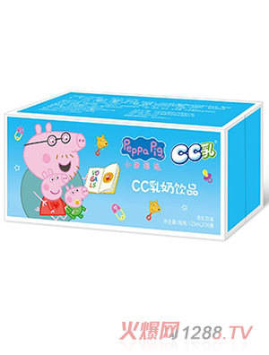 小猪佩奇CC乳奶饮品原味125mlx36瓶