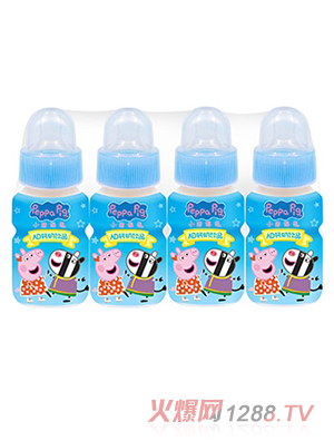 小猪佩奇CC乳AD钙奶饮品原味100mlx4瓶