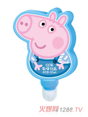 小猪佩奇CC乳牛奶乳味饮品165ml