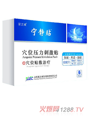 星之誠穴位壓力刺激貼（睡眠）