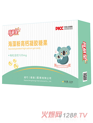 育萌星海藻粉高鈣凝膠糖果