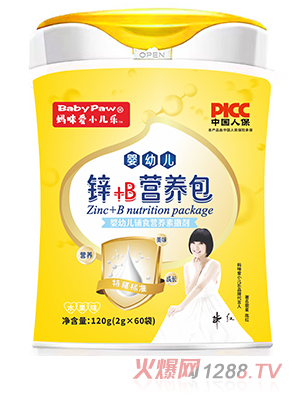 媽咪愛小兒樂®鋅+B營養(yǎng)包