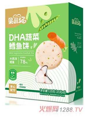果蔬妃DHA蔬菜鱈魚(yú)餅