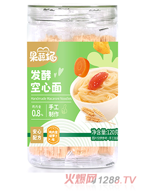 果蔬妃發(fā)酵空心面 雞內金胡蘿卜味