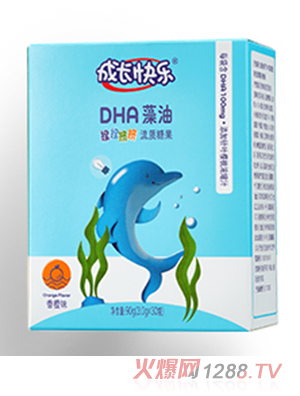 成长快乐DHA藻油捏捏挤挤流质糖果