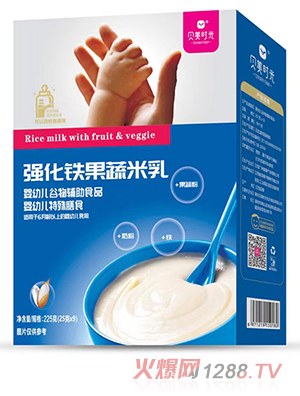 貝美時(shí)光強化鐵果蔬米乳