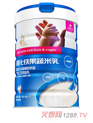 貝美時(shí)光強化鐵果蔬米乳