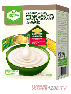 雅因樂(lè )有機小米米粉 五谷雜糧