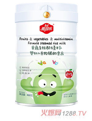 雅因樂(lè )果蔬多維配方蒸米乳罐裝