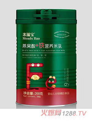 米滋寶燕窩酸+鐵營(yíng)養米乳