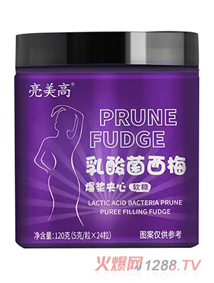 亮美高乳酸菌西梅爆浆夹心软糖