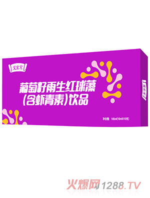堂玄宗葡萄籽雨生紅球藻（含蝦青素）飲品