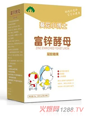葵花小博士富鋅酵母凝膠糖果