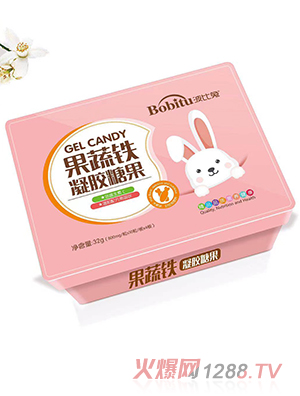 波比兔果蔬鐵凝膠糖果（40粒）