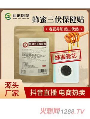 非遗三伏贴厂家批发冬患夏治发热穴位保健贴夏季草本药饼贴温灸贴