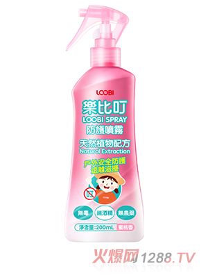 乐比叮防护喷雾（蜜桃）200ml