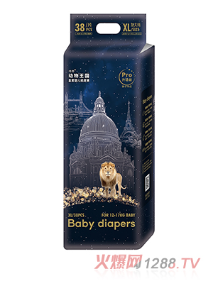 倍奇動(dòng)物王國升級版紙尿褲XL38