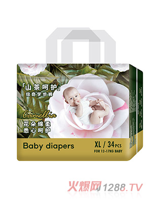 倍奇山茶呵護系列學(xué)步褲XL34