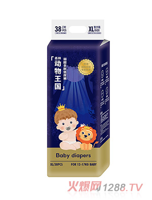 倍奇森林動(dòng)物王國系列紙尿褲XL38