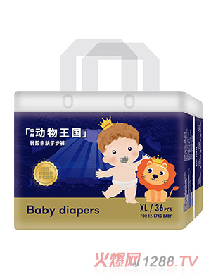 倍奇森林動(dòng)物王國系列學(xué)步褲XL36
