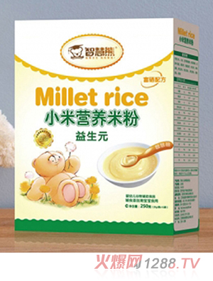 智慧熊益生元小米營(yíng)養米粉 盒裝