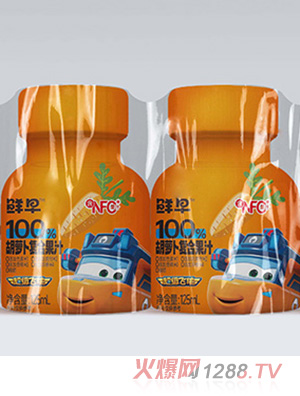 鮮早超級飛俠常溫胡蘿卜復合果汁125ml