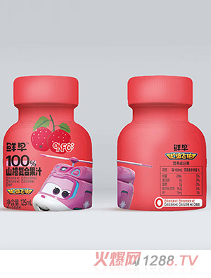 鮮早超級飛俠常溫山楂復合果汁125ml