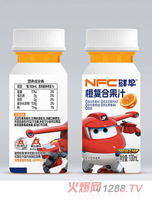 鮮早超級飛俠NFC冷藏胡蘿卜復合果汁100ml