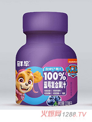 鮮早汪汪隊常溫藍莓復合果汁125ml
