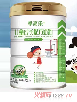 掌高乐儿童成长配方奶粉