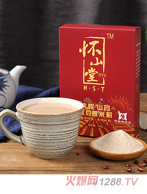 懷山堂山藥紅豆薏米粉紫紅盒150g