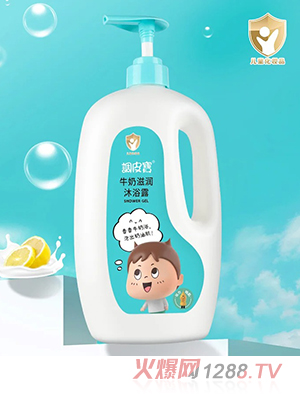 調皮寶牛奶滋潤沐浴露