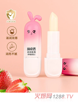 調皮寶滋潤唇膏 草莓香型
