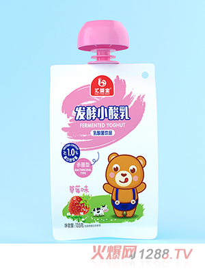 匯嬰寶發(fā)酵小酸乳-草莓味