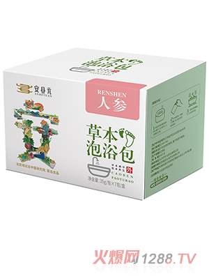 安合元草本泡浴包-人參