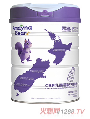 美納熊CBP乳酸菌配方奶粉