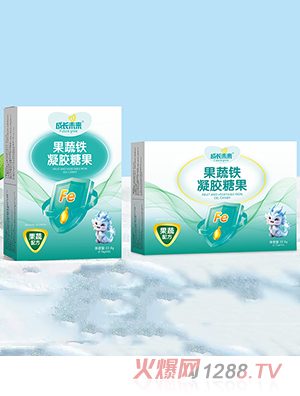 成長未來果蔬鐵凝膠糖果