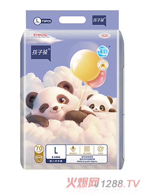 孩子葆嬰兒拉拉褲L