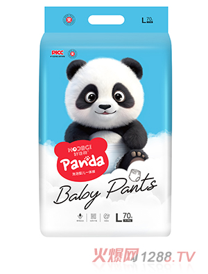 好佳奇熊貓系列泡泡嬰兒一體褲L