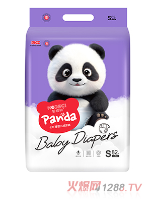 好佳奇熊貓系列大環(huán)腰嬰兒紙尿褲S