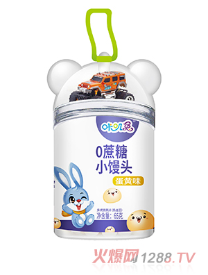 咔叽兔0蔗糖小馒头 蛋黄味