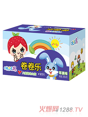 咔叽兔卷卷乐儿童趣味山楂 苹果味