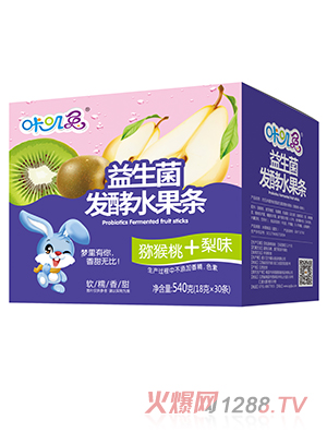 咔叽兔益生菌发酵水果条 猕猴桃+梨味