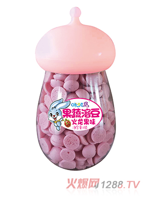 咔叽兔果蔬溶豆 火龙果味
