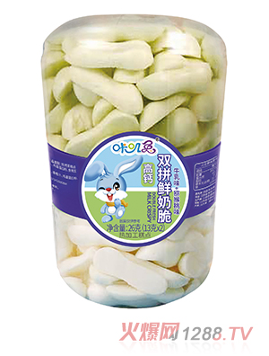 咔叽兔双拼鲜奶脆 牛乳味+猕猴桃味