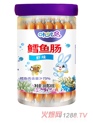 咔叽兔鳕鱼肠 虾味300g