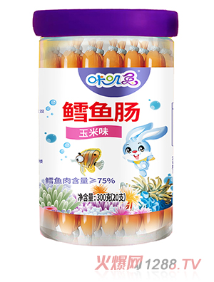 咔叽兔鳕鱼肠 玉米味300g