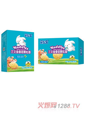 嘉呗嗳三文鱼香菇颗粒面